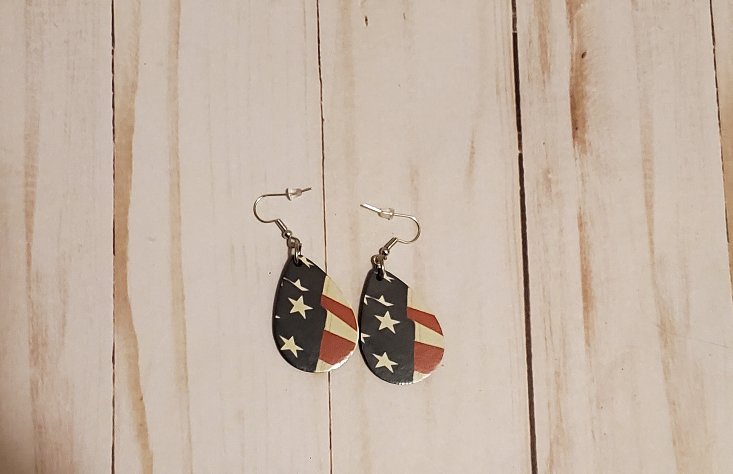 Red white blue 1 Earring
