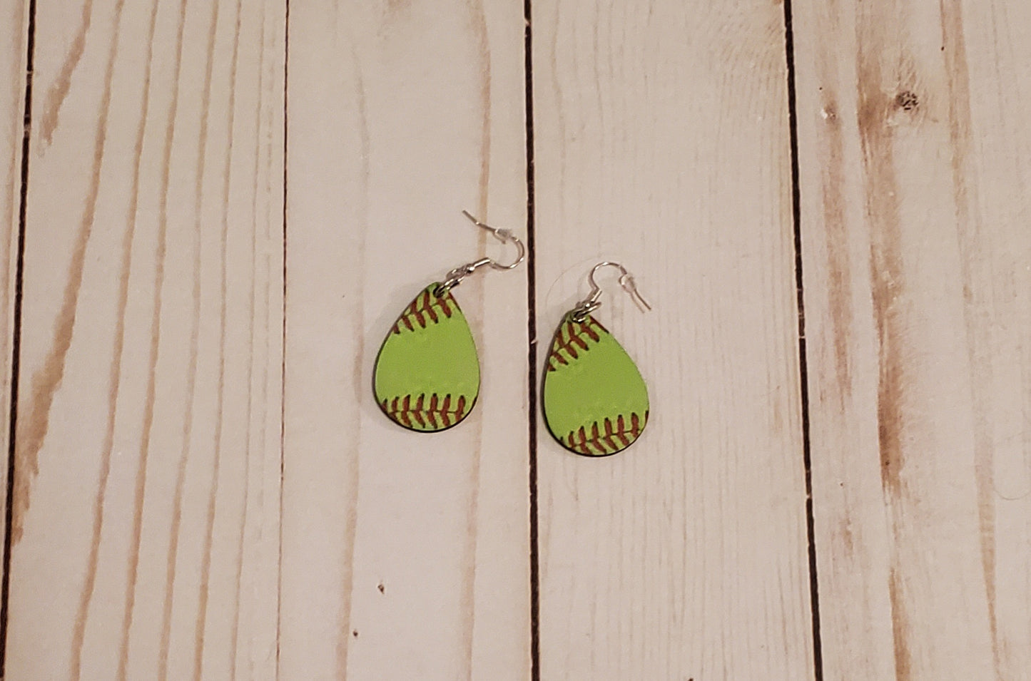 Softball Earrings