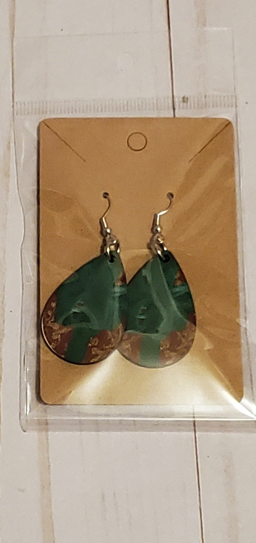 Christmas Present Bow Teardrop Earring