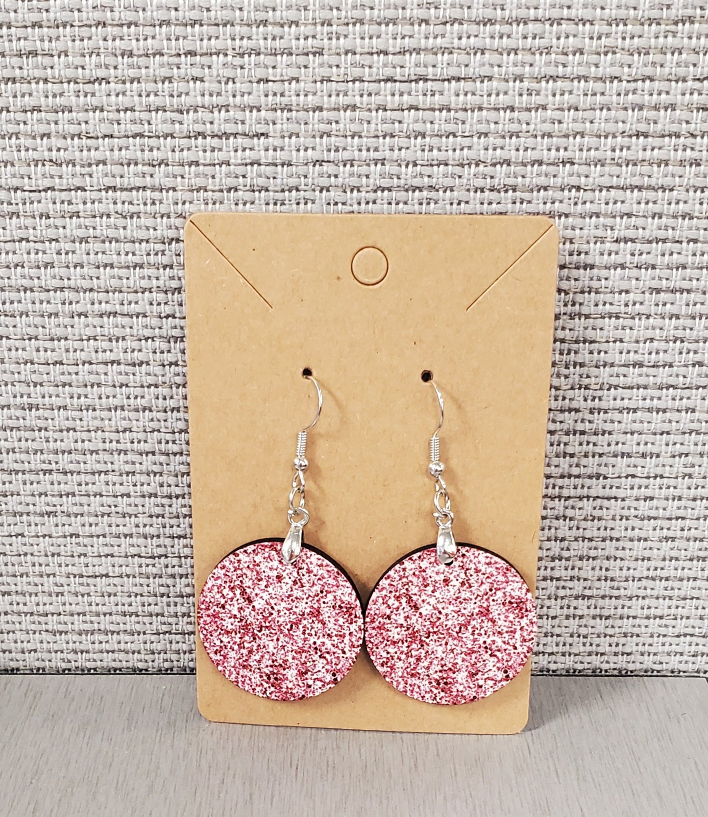 Red Sparkle Earrings