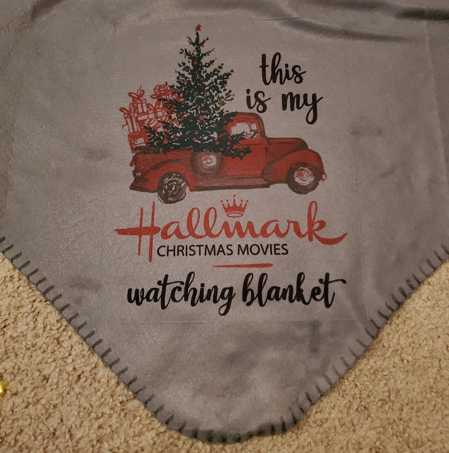 Hallmart Christmas Watching Blanket