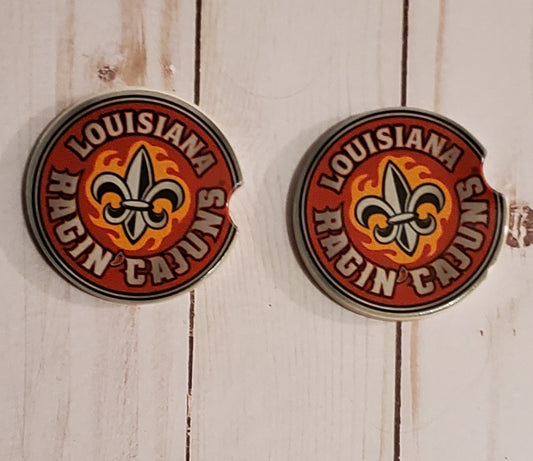 Ragin Cajun Car Coaster set