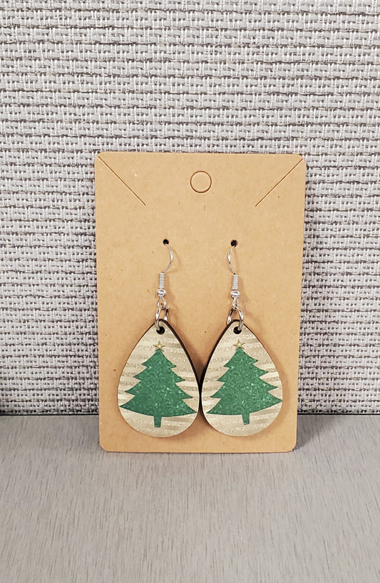 Christmas tree Earring