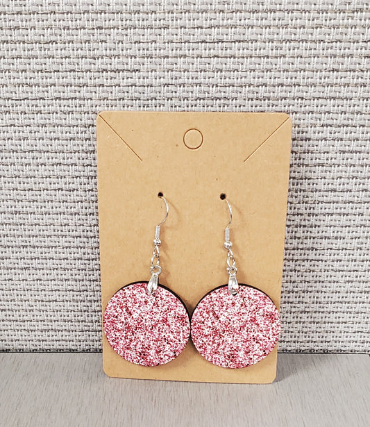 Red Sparkle Earrings