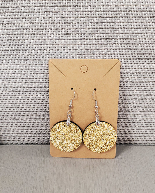 Gold Sparkle Earrings